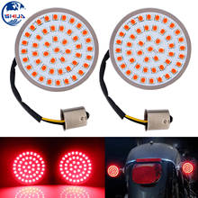 2'' Bullet 1156 Red LED Turn Signal Indicator Light Panel For Harley Touring Sportster XL1200 Softail Dyna FLSTF 2024 - buy cheap