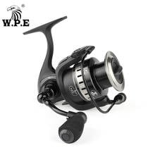 W.P.E  Fishing Reel  Spinning Reel HKU 3000/4000 5+1 BBs High Speed Gear Ratio 5.2:1 Full Metal Spool Carp Fishing Reel Tackle 2024 - compra barato