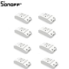 Sonoff-módulo de luz de casa inteligente R2, interruptor de Control remoto inalámbrico inteligente, funciona con Alexa, Google Home, EWeLink, 10 Uds. 2024 - compra barato