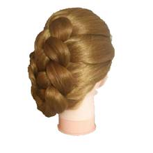 Blonde Hair Mannequin Hairdressing Models Cosmetology Training Head for Hairstyles Practice 2024 - buy cheap