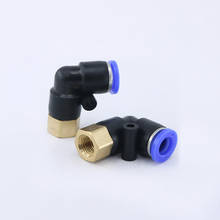 Pneumatic connector PLF series Inner Tooth Elbow Connector Tube Air Push In Fitting 2024 - buy cheap
