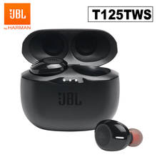 JBL TUNE 125TWS-auriculares inalámbricos por Bluetooth 5,0, cascos T125TWS con sonido de graves y micrófono, auriculares de carga rápida 2024 - compra barato