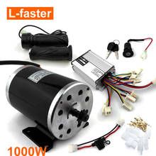 36V48V 1000W UNITEMOTOR Brushed Motor MY1020 With Controller And LED Throttle  Electric Motorcycle MX500 Upgraded Engine Kit 2024 - buy cheap