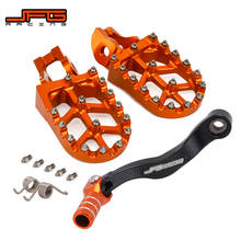 Palanca de cambios para motocicleta, reposapiés trasero, pedales para KTM SXF450 EXCF450 EXCF500 2020 XCF450 SX125 SX150 2024 - compra barato