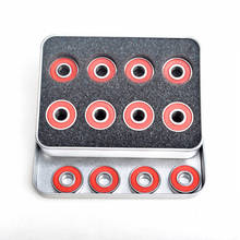 16 rolamentos de skate 608zz ABEC-9 rolamentos de skate de aço cromado rolamentos de skate de gelo rolamentos vermelho