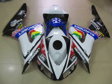Kit de carenado de motocicleta para HONDA, CBR1000RR 06 07 CBR 1000RR CBR 1000 RR 2006 2007 ABS, juego de carenados de colores blancos + regalos HF25 2024 - compra barato