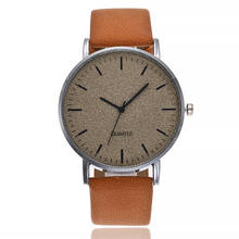 Vansvar Fashion And Simple Ladies Watches Big Retro Roman numerals Dial Quartz Wrist Women Watch Reloj Mujer Leather Band XB40 2024 - buy cheap