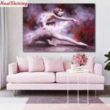5D Diy Diamond Painting Cross Stitch full Square Diamond Embroidery Ballet girl picture for room Decor H2322 2024 - buy cheap