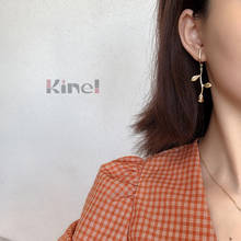 Kinel 1 Pcs 925 Sterling Silver 18K Gold Earrings Without Piercing Rose Flower Clip Earrings Fashion Women Silver Jewelry 2024 - buy cheap