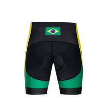 Cycling shorts Men's Bike Short Padded MTB bicycle Bottom Road mountain USA Brazil SPAIN Israel Gel Tights Shorts green red 2024 - buy cheap
