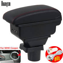 Para mini cooper r53 r56 r57 r58 r60 countryman acessórios do carro interior retrofit peças caixa de armazenamento braço do carro 2024 - compre barato