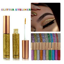 Hot 10 Colors Shining Glitter Liquid Eyeliner Pencil Long Lasting Shimmer Metallic 2 In 1 Eye Shadow & Liner TSLM1 2024 - buy cheap