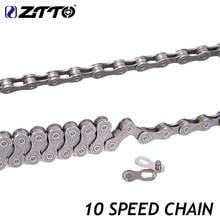 ZTTO 10 Speed Bicycle Chain Silver Grey Chrome Hardened Chains for Mountain Bike Road Bicycle Parts 2024 - buy cheap