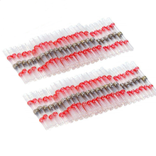 10/25/50PCS Red Heat Shrink Soldering Sleeve Terminals Insulated Waterproof Butt Connectors Electrical Wire Soldered Terminals 2024 - buy cheap