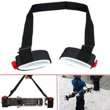 Dupla snowboard cintas ajustável portátil esquis cinta fixa protetora de náilon 1.2m 2024 - compre barato