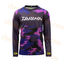 2019 Dawa Daiwa New Brand Men Fishing Shirts Outdoor Sport Quick Dry Fishing Clothes Plus Size Anti Uv Cycling Fishing Clothing 2024 - buy cheap