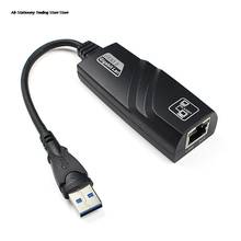 USB 3,0 гигабитный Ethernet адаптер 100/1000 Мбит/с USB к rj45 Lan сетевая карта для Windows XP Mac OS ноутбук ПК планшет 2024 - купить недорого