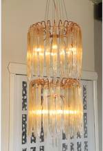 Lámpara de cobre de lujo posmoderna, candelabro de cristal de cobre francés para sala de estar, comedor, lámpara de diseño minimalista americano, villa 2024 - compra barato
