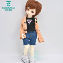 BJD accessories doll Clothes Commuting shirts, vests, denim shorts for 1/6 BJD YOSD Doll 2024 - buy cheap