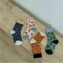 4 Pairs/Lot Baby Socks Fashion Korean Cartoon Baby Boys Girls Socks Spring Autumn 1-8 Years Kids Cotton Socks 2024 - buy cheap