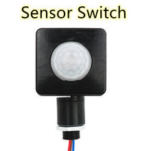Sensor de movimiento infrarrojo PIR automático, 10MM, 12MM, CA 85-265V, Detector de pared, luz LED para exteriores, 160 grados, envío directo 2024 - compra barato