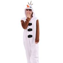Olaf Snowbaby Onesies Unisex Sleepsuit Adult Pajamas Cosplay Costumes Sleepwear Jumpsuit Halloween Christmas Party Clothing 2024 - buy cheap
