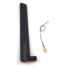 1pcs LTE 2G 3G 4G High Gain 38dBi Antenna SMA Male+Pigtail ipex connector for GSM/CDMA WiFi Router Connector Black White 2024 - buy cheap