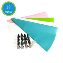 18 Pcs/Set Pastry Cake Decorating Tools Confectionery Dessert Nozzles Converter Cream Bag Cupcake Stainless Icing Baking Tips 2024 - buy cheap