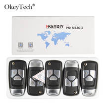OkeyTech-llave de Control remoto NB27 KD, 3 botones, serie NB, Universal, multifuncional, para Keydiy, KD900, URG200, KD200 2024 - compra barato