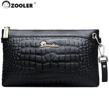 ZOOLER 2020 bolso de mujer con patrón Real bandoleras de piel auténtica bolsos de cuerpo cruzado femenino marcas famosas bolsos de moda # D265 2024 - compra barato