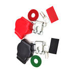 1 Set Battery Terminal Top Post Kit Positive and Negative with Protective Covers - photo 2026