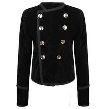 2021 outono moda veludo duplo breasted casaco feminino bonito preto pequena fragrância jaqueta curta 2024 - compre barato