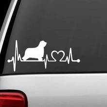 For Bearded Collie Heartbeat Dog Decal Sticker for Car Truck SUV Van LAPTOP  Styling 2024 - buy cheap