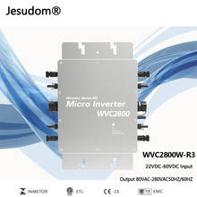 WVC2800W Wi-Fi MPPT Pure Sine Wave  Grid Tie Inverter DC 22-60V to AC 110V230V 50hz60hz For On Grid Solar Power System Home 2024 - buy cheap
