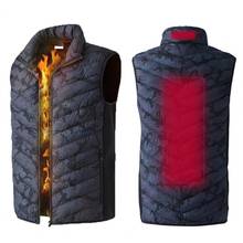 Men Women Outdoor Electric Heated Vest USB Charging Heating Warm Waistcoat Gilet 2024 - buy cheap