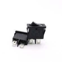 10pcs/lot Black 2 pin boat switch power switch copper feet with light 6A/250V KCD1-110 ultrathin ON/OFF 2024 - buy cheap
