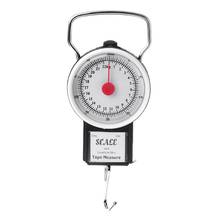 22kg Portable Hanging Scale Fish Hook Weighing Balance Scale with Measuring Tape Measuring Fishing Luggage Hook Scale 2024 - buy cheap