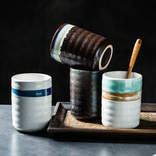 Estilo japonês do vintage caneca de água cerâmica xícara de chá retro personalidade breve porcelana café da tarde xícara de chá decoração para casa drinkware 2024 - compre barato
