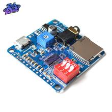 For Arduino 5W Voice Playback Amplifier Module MP3 Music Player SD/TF Card Integrated UART I/O Trigger Class D 2024 - buy cheap