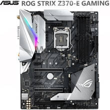 Asus ROG STRIX Z370-E игровая 100% оригинальная материнская плата Intel Z2370 LGA 1151 i7 i5 i3 DDR4 USB3.0 SATA3 M.2, б/у 2024 - купить недорого