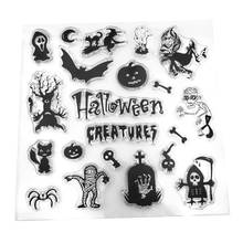 Halloween Silicone Clear Seal Stamp DIY Scrapbooking Embossing Photo Album Decorative Paper Card Craft Art Handmade Gift 2024 - buy cheap