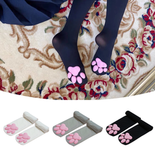 Kawaii Sexy Women Girls Cat Paw Stockings 3D Cat Claw Toe Beanies Cute Gift Lolita PawPads Cosplay Cat Paw Pad Thigh High Socks 2024 - buy cheap