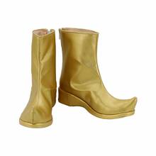 Aladdin botas cosplay sapatos botas douradas feitas sob encomenda qualquer tamanho sapatos halloween natal carnaval botas personalizadas 2024 - compre barato