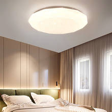Luminária de teto em led com controle remoto, 60w, 3 modos de iluminação, 40cm de diâmetro, para decoração de sala de estar 2024 - compre barato