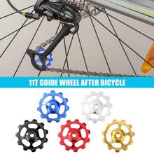 11T Bicycle Rear Derailleur Jockey Wheel Ceramic Bearing Aluminum Alloy MTB Mountain Bike Guide Roller 2024 - buy cheap