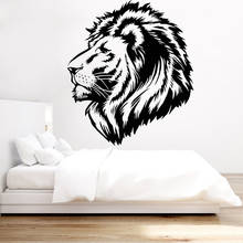 Lion Wall Stickers Tribal Symbol Decal Wild Animal Home Decor Predator Stickers Kids Room Wall Decoration Living Room Mural Cool 2024 - buy cheap