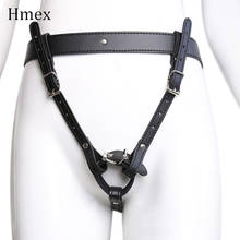 Cinto de couro feminino harajuku, liga e meia-calça punk, sexy erótico, bondage para casais, flertar, roupas ddlg quentes 2024 - compre barato