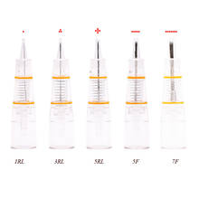 Disposable Permanent Makeup Cartridge Nano 1/3/5RL 5/7F Needles  Eyebrow Tattoo Needle for Permanent Makeup Pen Machine 2024 - buy cheap
