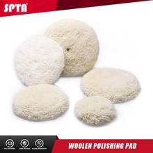 SPTA Single Face Woolen Polishing Pad Hook & Loop Buffing Pad for Polisher Natural Wool Pad 2024 - buy cheap