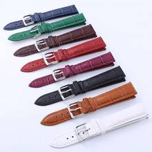 Hot Sale High Quality Watch Strap Watches Band Men 12MM/14MM/16MM/18MM/20MM/22MM/24MM 1PC Genuine Leather Women Watchband 2024 - buy cheap